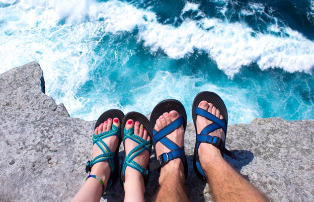 Chacos on best sale the beach